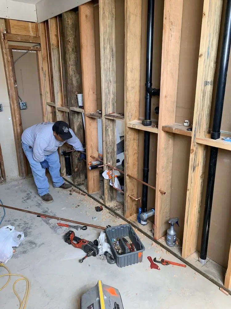 Commercial rough-in plumbing for Water Heater Replacement in Los Jardines